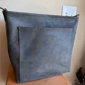 One Red Paw Brushed Leather Bag